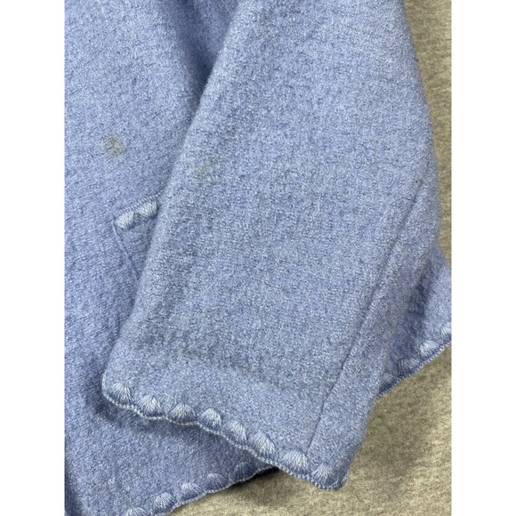 Talbots Sweater Knit Sz S Wool Cardigan Jacket Lavender  Casual Top Petite - Picture 6 of 9